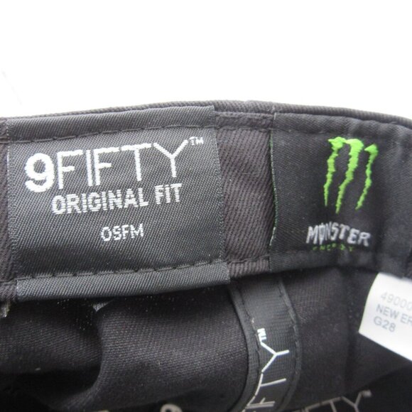 Monster Energy Mutant Black Snapback Hat New Era 9Fifty Adjustable Adult Origina - Picture 5 of 6